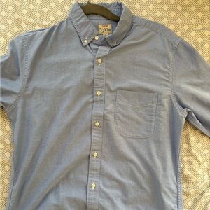 J. Crew Men’s Light Blue Button-Down Oxford Shirt Size M EUC